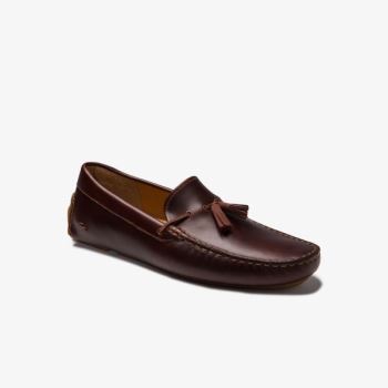 Lacoste Dress Piloter Tassel Loafer - Mokasíny Pánské Hnědé / Hnědé | CZ-7B7r9d